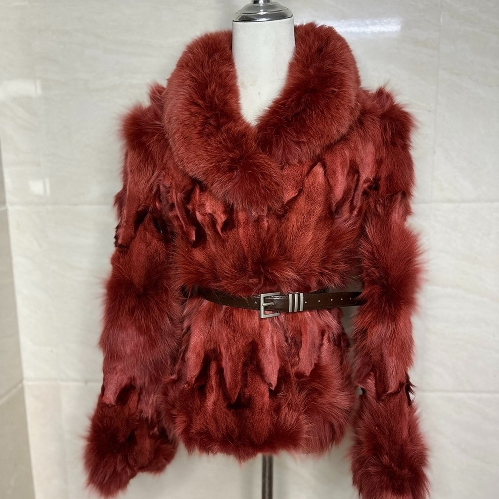 Vintage America Red Teddy Jacket
